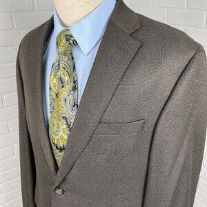 CHAPS Ralph Lauren Blazer  Men‎ 42R Brown Beige Classic Career Jacket